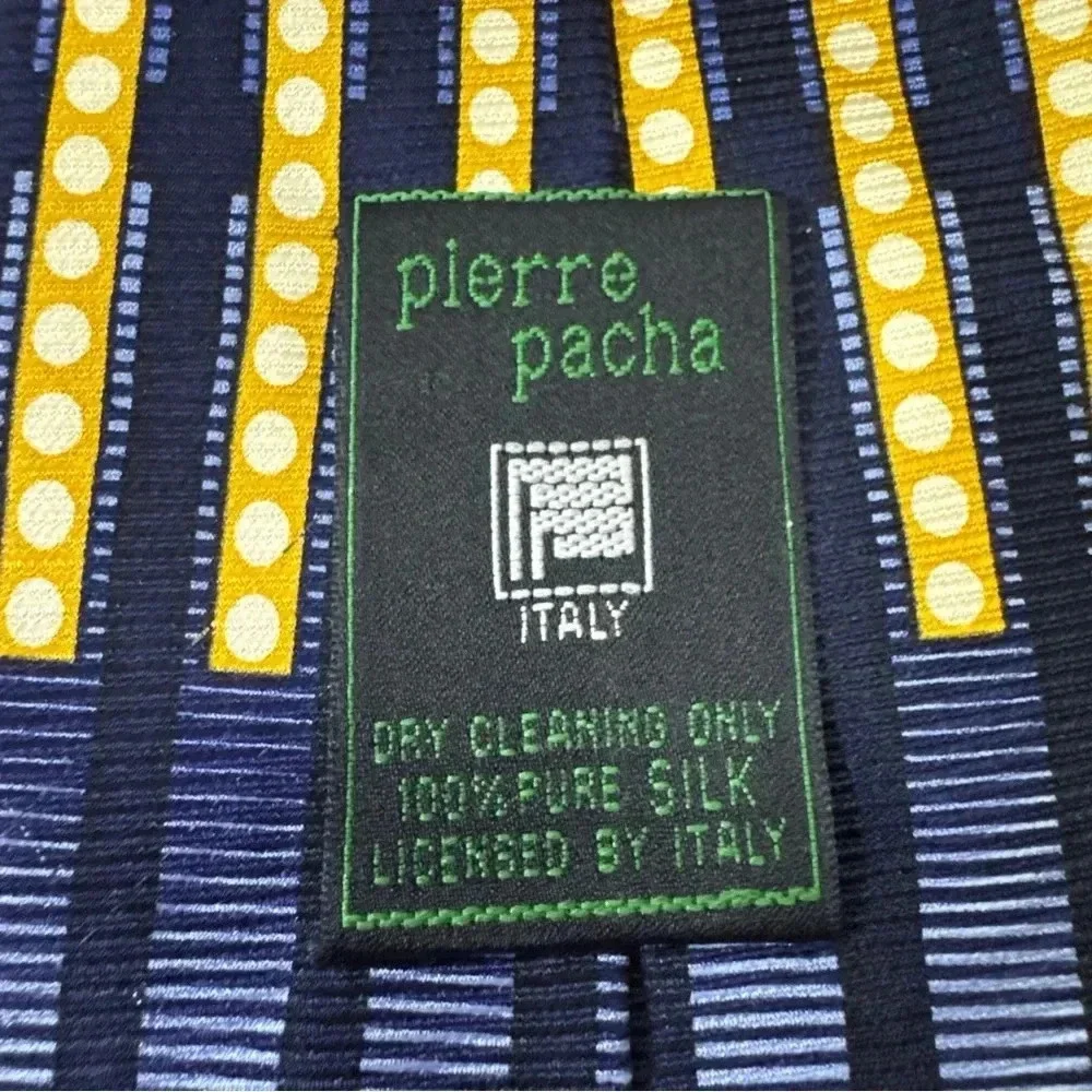 Vintage Pierre Pacha 100% Silk Italian Made For Hanging with Mr Cooper Clothiers